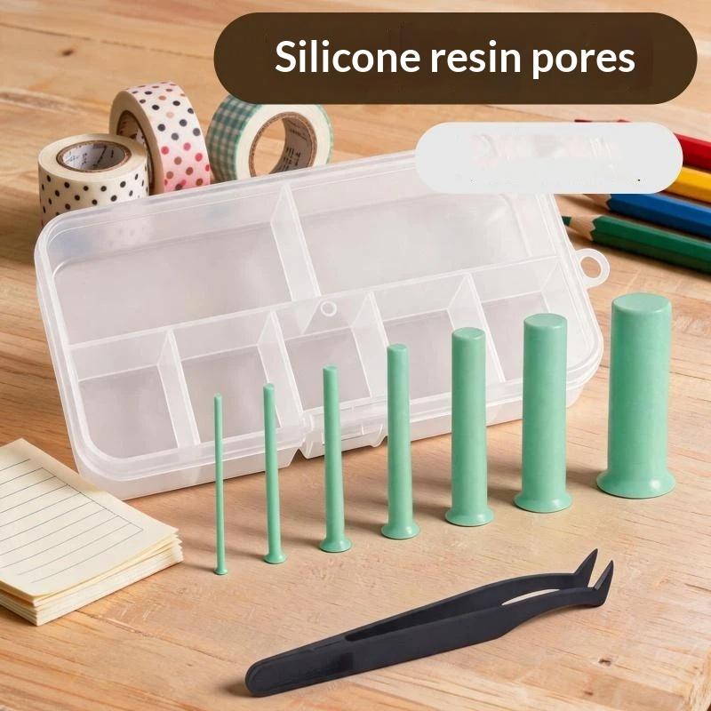 Silicone Epoxy Resin Molds Set - Juego de perforadores de resina de