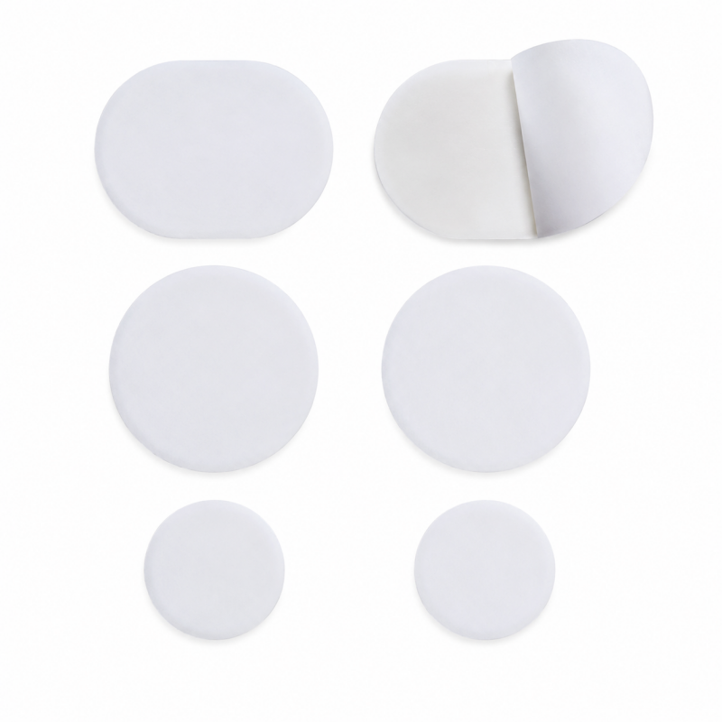 Sewing - 6 parches adhesivos blancos para reparar