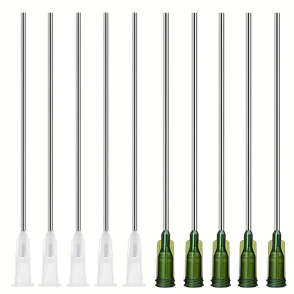 Craft Tools - Agujas dispensadoras de punta recta larga,