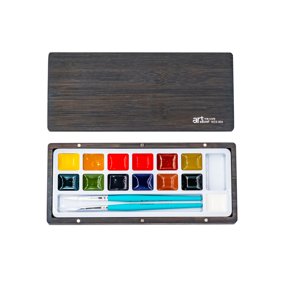 ArtSecret 13 Juego de paleta d - Watercolor Paint Set Solid Pigment reseña y precio