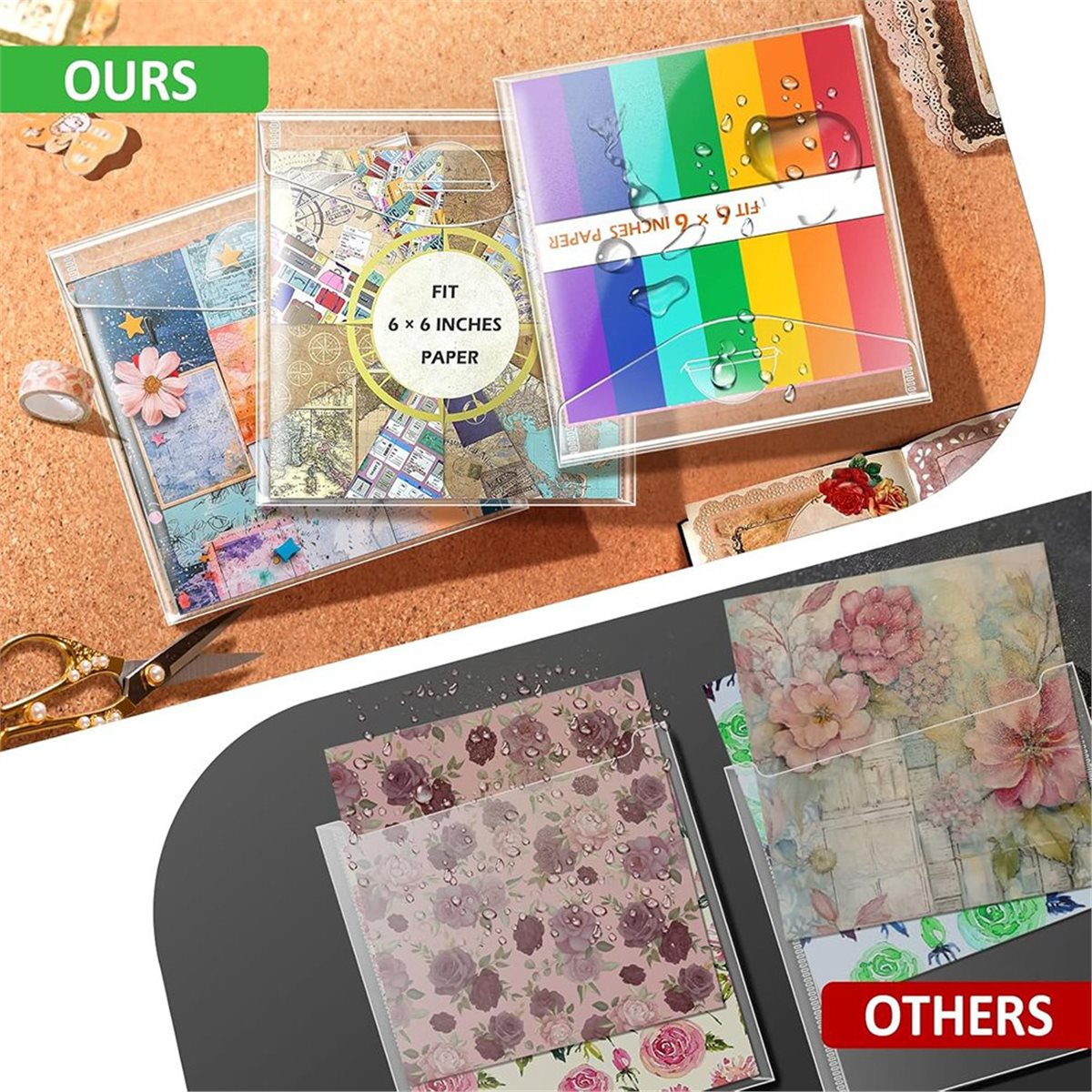 (A02R) Almacenamiento para álb - Scrapbooking reseña y precio