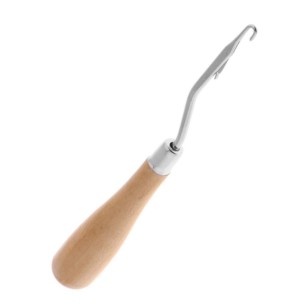 Gancho de madera para ganchill - Wooden Crochet Hooks Ergonomic Handle reseña y precio
