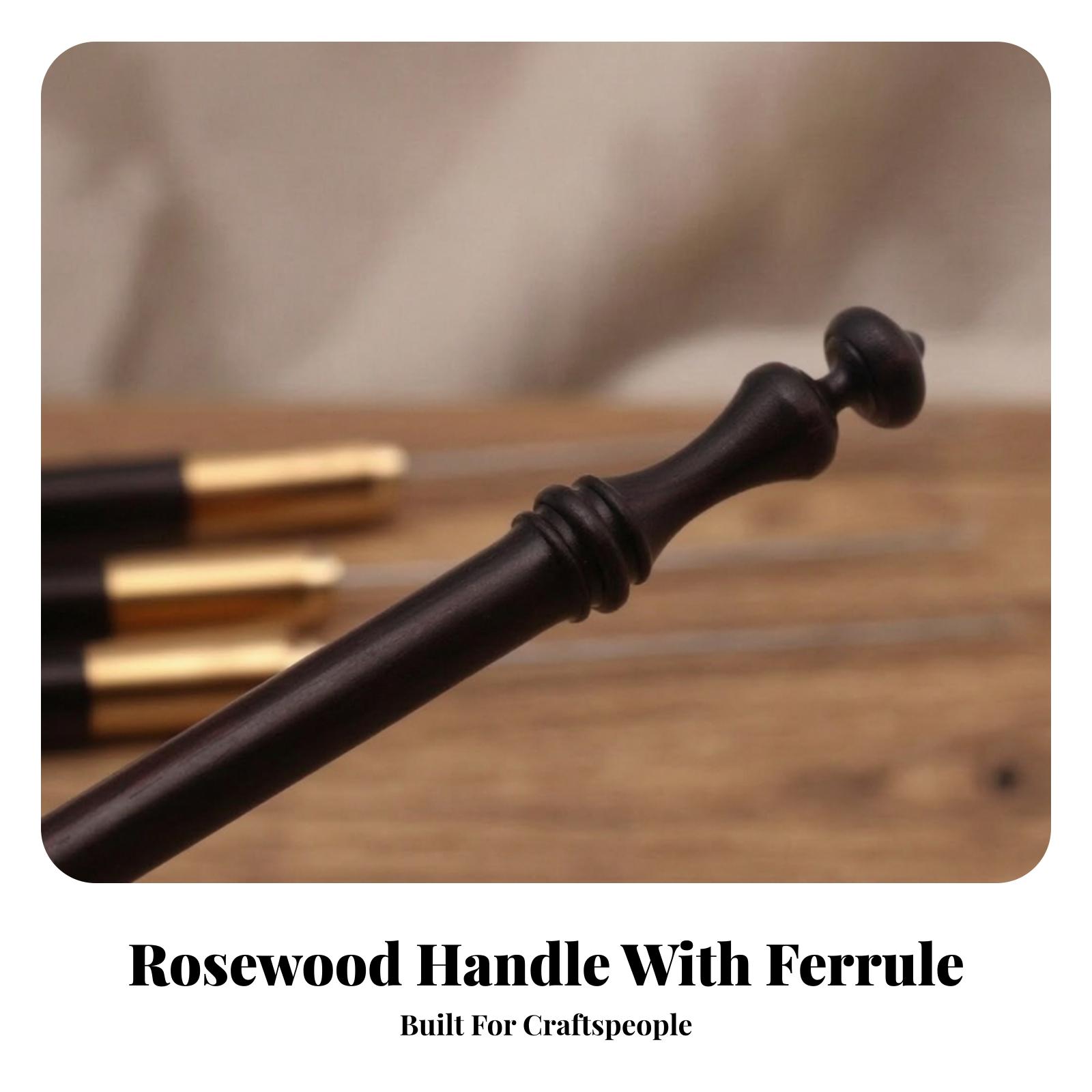 Gancho de Bordado con Mango de - Wooden Crochet Hooks Ergonomic Handle reseña y precio