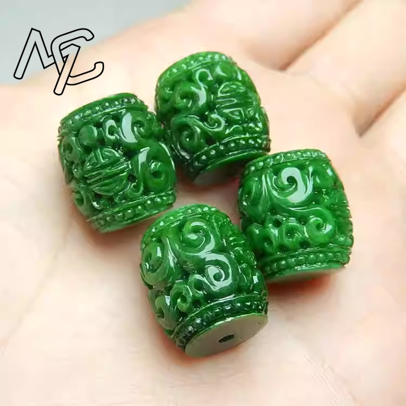 5 cuentas talladas de Jade VER - Beading reseña y precio