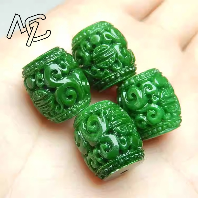 5 cuentas talladas de Jade VER - Beading reseña y precio