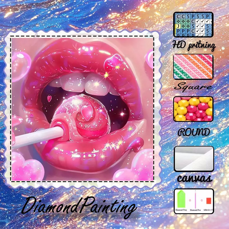 1 pieza - 5D-DIY - Tela flocad - 5D Diamond Painting Kit Full Drill reseña y precio