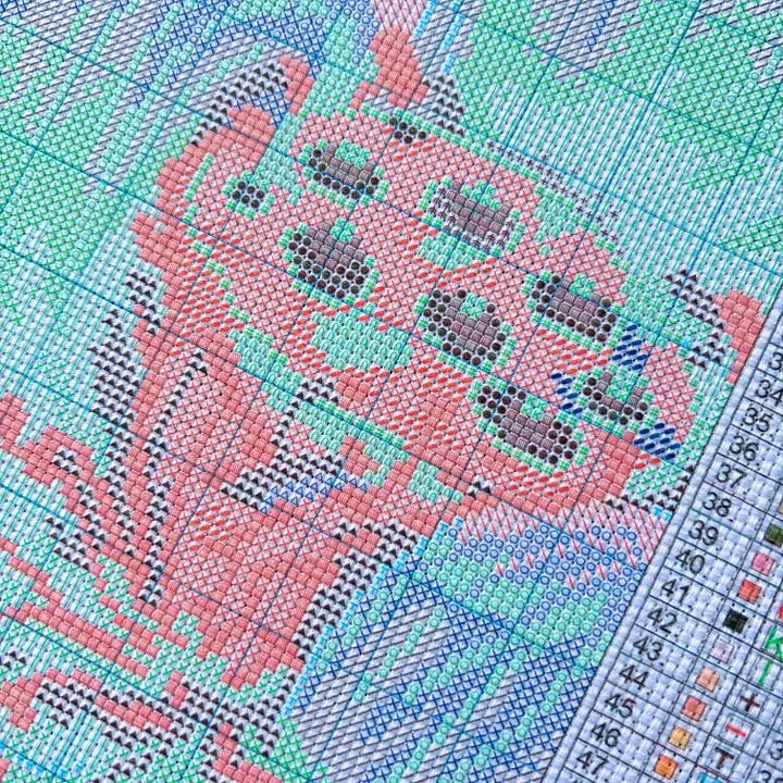 [CC4270 - Feliz Año] Kit de Pu - Cross Stitch Stamped Kits Beginners reseña y precio