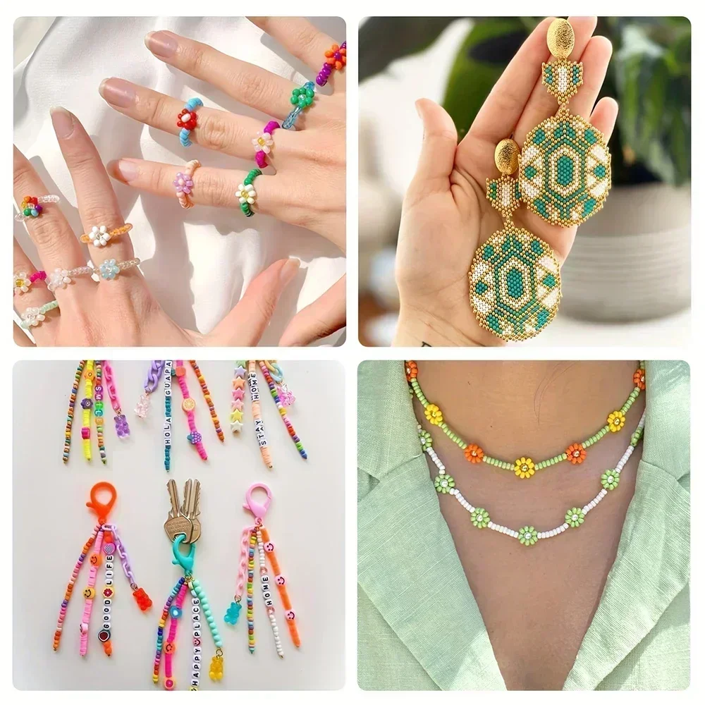 Cuentas de vidrio coloridas de - Glass Seed Beads 2Mm Jewelry Making reseña y precio