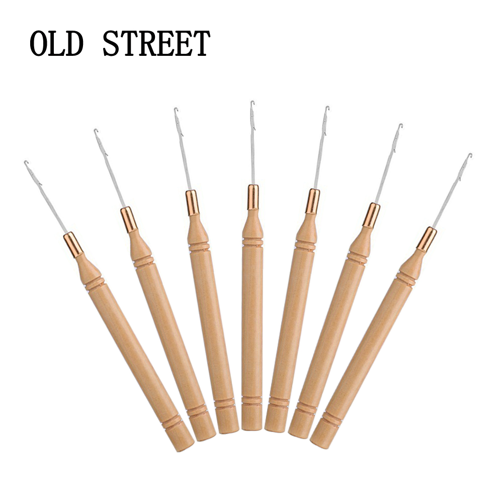 Aguja ergonómica con mango de  - Wooden Crochet Hooks Ergonomic Handle reseña y precio