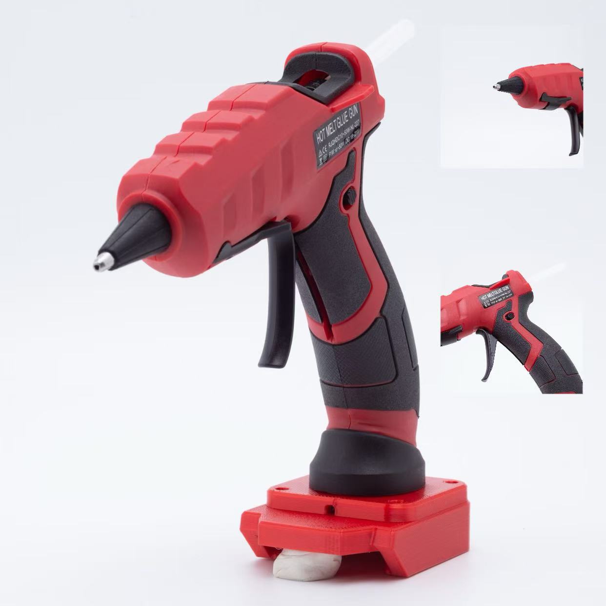 Pistola de Pegamento Caliente  - Hot Melt Glue Gun Cordless reseña y precio